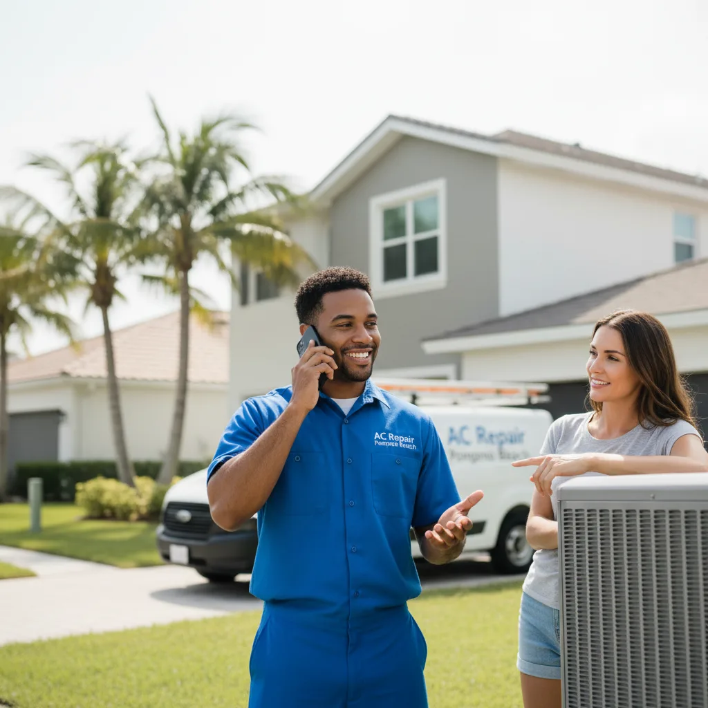 AC Repair Pompano Beach customer support in Red Lion